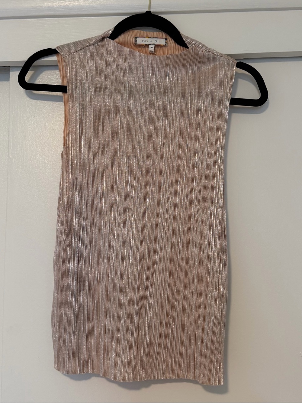 Anthropologie | Eri + Ali Metallic Gold Mock Neck